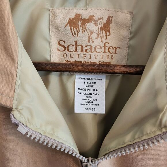 SCHAEFER Outfitters Women's Western Cinch Back Vest Size Large - Picture 5 of 6